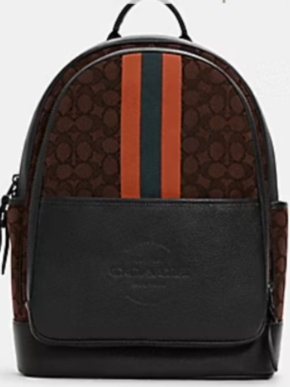 Coach Thompson Backpack in Signature Jacquard w/ Varsity Stripe C5389